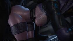 1girl1boy 1girls 3d 3d_animation animated athletic_female commander_shepard facelesstrigger from_behind light-skinned_male mass_effect partially_clothed purple_skin quarian sex sound tagme tali'zorah_nar_rayya thick_thighs vaginal_penetration video wide_hips