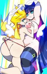 2023 2girls 60fps abstract_background absurd_res angel angel_wings animated areolae armpit armpits arms_behind_head arms_up artist_name ass bangs belly_button big_ass big_breasts blonde_hair blue_eyes bottom_heavy bottomwear breast_grab breast_size_difference breasts busty calves clothed clothed_female clothes clothing curvaceous curvy duo earrings eyelashes felaz20 female female_only grin hair halo hi_res hoop_earrings huge_breasts humanoid incest krokobyaka large_areolae large_ass large_breasts legs_together legwear light-skinned_female light_skin long_hair looking_at_viewer looking_back looking_back_at_viewer multicolored_hair multiple_girls music nail_polish navel nipples nude nude_female painted_fingernails painted_nails panties panties_only panty_&_stocking_with_garterbelt panty_anarchy panty_pull partially_clothed pose posing purple_hair red_nails removing_panties siblings sisters smile smiling smiling_at_viewer stocking_anarchy stockings stockings_only stomach straight_hair striped_legwear striped_thighhighs tagme teeth thick_thighs thighhighs thighs thong thong_pull three-quarter_portrait topless two_tone_hair underwear url very_long_hair video voluptuous wedgie wide_hips wings yellow_background yuri