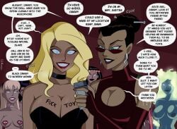 7girls alien alien_girl alien_humanoid artist_name asian asian_female belt big_barda big_breasts black_canary black_hair blonde_hair blue_eyes blush blushing_female body_writing boob_window breasts breasts_out brown_hair choker cleavage collar dark-skinned_female dark_skin dc dc_comics dcau dialogue dominant dominant_female domination domination/submission dominatrix earrings elbow_gloves english english_text female female_only femdom femsub fingerless_gloves fire_(dc) fuck_toy gloves hairband happy_trance headband hips hourglass_figure hypnosis justice_league justice_league_unlimited kryptonian large_breasts latex latex_clothing latex_gloves leotard light-skinned_female light_skin lipstick magician magician_hat mind_control navel nipples nipples_outside no_pupils nude nude_female onomatopoeia pasties polmanning red_lipstick roulette_(dc) simple_background slave slut_collar smile smiling speech_bubble submission submissive submissive_female sunglasses supergirl supergirl_(dcau) sweat sweatdrop text topless topless_female unseen_character visible_breath white_eyes wide_hips zatanna zatanna_zatara