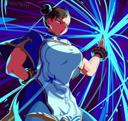 big_breasts breasts capcom chun-li female street_fighter street_fighter_6 tagme werfmight