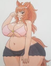 big_breasts breasts female hyper indie_virtual_youtuber jumneyarts lucahjin tagme thick_thighs virtual_youtuber wide_hips