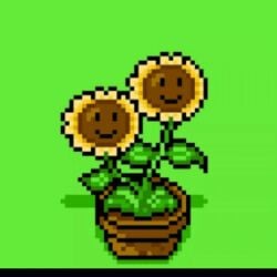 16-bit animated cum cum_inside electronic_arts fellatio female flower mob_face penis pixel_art plants_vs_zombies popcap_games smile smiling sucking sunflower_(pvz) tagme twin_sunflower_(pvz) zombie