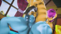 3d anal animated anthro athletic_futanari balls balls_deep balls_touching breasts flaccid_while_penetrated furry futa_on_futa futa_only futanari my_little_pony nipples no_sound penis rainbow_dash_(mlp) scootaloo_(mlp) screwingwithsfm swinging_penis video