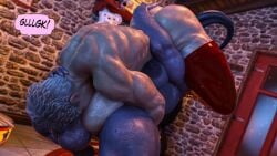 1futa 1girls 3d abs big_breasts christmas dat_ass demon demon_girl demon_horns futanari gilf huge_breasts krampus mrs._claus muscular_female muscular_futanari squarepeg3d thick_thighs