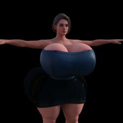 1girls 3d 3d_(artwork) asserting_dominance bbw bimbo capcom female female_only gigantic_ass gigantic_breasts huge_ass huge_breasts hyper hyper_ass hyper_breasts hyper_hourglass jackd22 jill_valentine jill_valentine_(sasha_zotova) resident_evil resident_evil_3 resident_evil_3_remake solo t-pose t_pose thick_thighs voluptuous