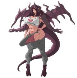 1futa 4_arms abs balls balls_in_yoga_pants bare_midriff barefoot big_breasts breasts carmilla_mervallian cleavage clothed clothing color colored demon demon_futa demon_girl demon_wings demoness elf_ears erection futa_only futanari hand_on_hips horn horns huge_balls huge_breasts huge_cock humanoid light-skinned_futanari long_ears mature mature_futa membranous_wings mostly_clothed multi_arm multi_limb muscular muscular_futanari navel oc original original_character penis penis_in_yoga_pants pointy_ears purple_horns purple_scales purple_tail purple_wings red_skin red_suspenders sharp_fingernails sharp_nails sharp_toenails simple_background solo solo_futa standing suspenders tail tenchizone thick_tail tight_pants white_background white_topwear wings yoga_pants