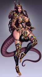 1futa 4_arms animal_genitalia_on_humanoid armor balls big_breasts big_thighs bikini_armor black_hair breasts bulge bulge_through_clothing carmilla_mervallian clothed clothing demon demon_girl demoness erect_penis fishnets flaccid futa_only futanari gold_jewelry horn horns horse_penis horsecock horsecock_futanari horsecock_on_humanoid huge_balls humanoid intersex kolgaart light-skinned_futanari light_skin long_hair mostly_nude multi_arm multi_limb naked no_clothes oc original_character scales sharp_nails solo solo_futa tail thighs