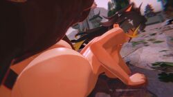 ass_clapping ass_focus ass_jiggle ass_shake black_skinned_male bouncing_ass bouncing_breasts bouncing_butt butt_jiggle cum_explosion cum_in_pussy cum_inside dark-skinned_male dehya_(genshin_impact) female_focus female_moaning genshin_impact inflation jiggling_ass jiggling_breasts jiggling_butt light-skinned_female looking_at_viewer muscular_male penis_in_pussy ponytail pov prone_bone pussy_noise sutekimeppou tagme video