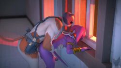 3d against_wall anal animated anthro beerus calico_cat dragon_ball dragon_ball_super fortnite furry gay gay_sex hugging_from_behind male male/male male_moaning male_on_male male_only male_penetrating_male meowscles_(fortnite) mp4 naked nude nude_male powerful_sub purple_skin sound standing standing_sex tagme twitchyanimation video voice_acted yaoi