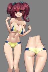 1girls 1human alternate_breast_size alternate_version_available commissioner_upload digital_drawing_(artwork) digital_media_(artwork) eye_contact eye_contact_pov eyelashes female fossil_fighters freckles freckles_on_breasts freckles_on_face human human_female human_only kayserend light_skin looking_at_viewer nintendo pink_hair pov pov_eye_contact red_eyes red_hair rosie_richmond_(fossil_fighters) simple_background solo solo_female tagme thick_thighs twintails video_game_character white_body