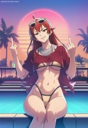 1girls adult_female ai_generated anime_girl blush blushing_at_viewer blushing_female boobs breasts curvy curvy_body curvy_female curvy_figure cute digital_art eris_greyrat eris_greyrat_(adult) excited fanart female female_focus fit fit_female grand_theft_auto grand_theft_auto_vi gta_vi_cover_girl horny looking_at_viewer medium_breasts middle_finger mushoku_tensei mushoku_tensei:_isekai_ittara_honki_dasu naked naked_female narumiart nude nude_female panties patreon red_eyes red_hair rockstar_games sexy sexy_body sexy_pose swimsuit swimwear tits vice_city_cover_girl wet wet_body wet_skin white_body white_skin