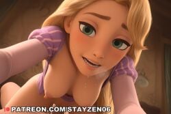 1boy 1girl ai ai_art ai_generated blonde_hair blurry blush bottomless breasts breasts_out breath cowgirl_position cum curtains disney fangs girl_on_top green_eyes hanging_breasts heavy_breathing hetero indoors lips long_hair long_sleeves looking_at_viewer medium_breasts nipples open_clothes open_mouth open_shirt penis pov puff_and_slash_sleeves pussy pussy_juice saliva sex shirt smile solo_focus straddling sweat teeth uncensored vaginal