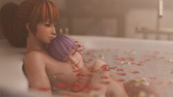 ayane_(doa) bathing image incest kasumi_(doa) naked sisters zandrinya