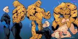 abs anal anal_sex ass ben_grimm big_pecs blush bulge butt completely_nude cum cum_in_ass cum_in_mouth cum_inside fantastic_four gay human_torch johnny_storm male male_focus male_only marvel marvel_comics muscular muscular_male nude nude_male oral oral_sex pecs penetration penis penis_in_ass penis_in_mouth phausto rough rough_anal rough_sex round_ass round_butt size_difference standing sucking sucking_penis sweat sweatdrop sweating the_thing_(marvel) yaoi