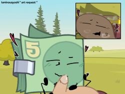 battle_for_dream_island battle_for_dream_island_again battle_for_dream_island_elsewhere bfb bfdi bfdia bfdie cum hot_dog_(bfdie) money_(bfdie) object_shows penis