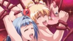 3girls animated female fucked_silly group_sex honjou_emiru honjou_erena honjou_karen mahou_shoujo_erena milf mother_and_daughter multiple_females multiple_girls rape sex siblings sisters tentacle threesome
