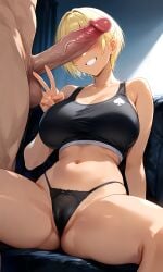 1boy 1girl ai_generated alternate asymmetrical awe bangs black blonde blush bra breast breasts cheating cleavage cock couch cuckold curvy dark dark-skinned earrings erect erection eyes face female figure focus grin hair hetero huge indoors interracial jewelry kneeling large long male massive mito_ikumi navel netorare ntr nude on over panties penis photo ponytail shiny shokugeki_no_souma sitting size skin smile solo sports sweat sweaty testicles thick thighs underwear v veins veiny very wariza