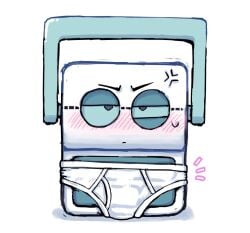 blush blushing objectum smarty_pants_(toy_story) tagme toy_story toy_story_5 underwear underwear_only