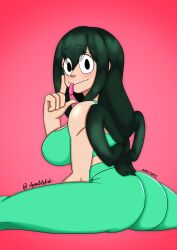 1girls dymblefish my_hero_academia tagme tsuyu_asui