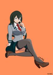 1girls dymblefish my_hero_academia tagme tsuyu_asui upskirt