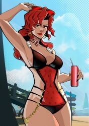 adrawingsoup black_widow_(marvel) black_widow_(marvel_rivals) marvel marvel_rivals natasha_romanoff red_hair redhead