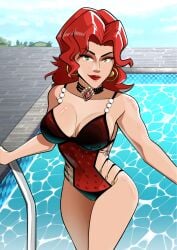 adrawingsoup black_widow_(marvel) black_widow_(marvel_rivals) marvel marvel_rivals natasha_romanoff red_hair redhead
