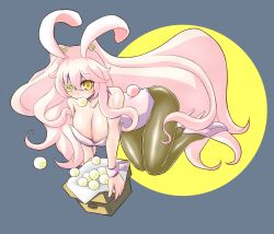 big_ass bunnysuit female huge_breasts itini-sanshi kirakishou long_hair pink_hair rozen_maiden tagme