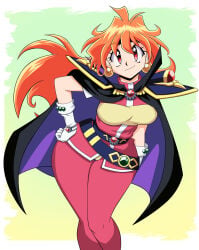 1girls 2026 2d 2d_(artwork) 2d_artwork alternate_version_available anime_girl ass belt belts breasts clothed clothed_female clothing digital_media_(artwork) ear_piercing ear_ring earring earrings eyebrow_raise eyebrow_raised female female_only fully_clothed fully_clothed_female ginger ginger_female ginger_hair gloves grimphantom hand_on_hip light-skinned_female light_skin lina_inverse medium_ass medium_breasts medium_thighs multiple_belts orange-haired_female orange_hair orange_hair_female pants pierced_ear pierced_ears piercing piercings pose posing posing_for_the_viewer raised_eyebrow shirt shoulder_pads slayers solo sorceress thighs