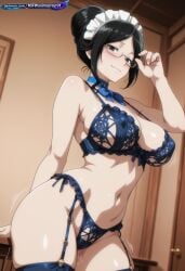 1girl 2d absurd_resolution absurdres adjusting_glasses adult ai ai-created ai_art ai_generated anime anime_coloring anime_screenshot black_hair black_lace black_lingerie blue_eyes blue_gloves blue_lingerie blue_panties blue_thighhighs blush bow bowtie bra building cameltoe cel_shading choker cleavage close-up clothing_pull cowboy_shot curvy deep_cleavage detached_sleeves detailed_background digital_art door dynamic_angle dynamic_pose exhibitionism exibitionism exited explicit eyewear female frills from_below garter_belt garter_straps glasses glossy glossy_body glossy_skin gloves gorgeous hair_bun half-closed_eyes hand_on_glasses hand_on_hip hentai hi_res high_contrast high_quality high_resolution highres huge_breasts in_heat lace lace_trim large_breasts lingerie looking_at_viewer looking_back low_angle maid maid_headdress mansion midriff narrow_waist navel nsfw overlord overlord_(maruyama) panties panty_pull patreon penis perfect_anatomy pervert_female plump presenting rating_explicit sexy sexy_body sexy_female sexy_pose shiny_skin sideboob sidelocks smile smirk soft_shading solo solo_focus source_anime standing stone_path straddling teasing teasing_viewer testicles thick_thighs thighhighs underboob voluptuous voluptuous_body voluptuous_female wide_hips window yuri_alpha