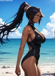 1girls 2d ai_generated ass big_ass big_breasts bikini bikini_bottom bikini_top bleach brown-skinned_female brown_body brown_skin curvaceous curvaceous_female curvaceous_figure curvy curvy_figure dark-skinned_female dark_skin fit fit_female high_quality hourglass_figure huge_breasts large_breasts light-skin light-skinned_female lips mature mature_female mature_woman milf mommy nero100 outdoors outside pale-skin pale-skinned_female ponytail posing purple_hair sagging_breasts seductive seductive_look sexy_pose shihouin_yoruichi stable_diffusion swimsuit swimwear tagmeo thick_ass thick_butt thick_thighs thighs tits wide_hips yellow_eyes