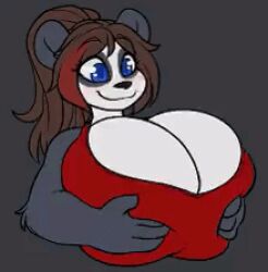 animated big_breasts breasts female furry lunarspy tagme