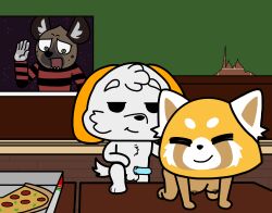 2022 aggressive_retsuko aggretsuko areola areolae balls bent_over blue_condom breasts character_request cheating condom condom_on_penis erect_nipples erect_penis erection green_wall haida haida_(aggretsuko) imminent_penetration indoors inside j_d_ looking_in_window naked naked_female naked_male night nighttime nipples nude nude_female nude_male nudity original_character penis pepperoni pepperoni_pizza pizza pizza_box red_panda request retsuko sanrio self_upload shocked shocked_expression smile smiling smooth_fur tagme testicles uncensored watching_through_window