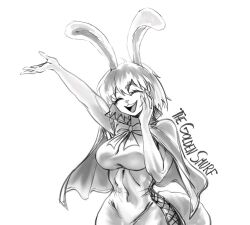 1girls big_breasts breasts bunny_ears bunny_girl carrot_(one_piece) closed_eyes female female_only one_piece rabbit_ears rabbit_girl rabbit_humanoid smile smiling teen teenage_girl teenager thegoldensmurf