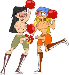 2futas accurate_art_style balls balls_out big_breasts big_thighs black_eyes black_hair blonde_hair blue_eyes boxer_briefs boxers boxing boxing_gloves boxing_shoes breasts bruised_eye cartoon_network cum cumshot curvy dickgirl duo ejaculation erection fight fresh_tv futa_on_futa futa_only futanari gloves hands-free handsfree_ejaculation heather_(tdi) human human_only intersex leg_lift light-skinned_futanari light_skin lindsay_(tdi) lips long_hair looking_at_another nipples nude official_style one_eye_closed open_mouth orgasm_from_pain orgasm_without_stimulation pain_induced_orgasm penis penis_cutout penis_out penis_out_of_shorts pennsatucky punch punching_breasts red_boxing_gloves red_gloves sex_fight shoes shorts teletoon thick thick_hips thick_thighs thighs tongue tongue_out topless topless_boxing topless_futanari total_drama_island white_background wide_hips