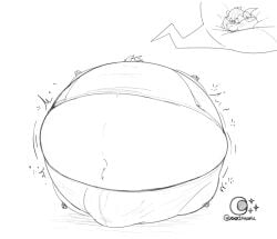 big_penis blueberry_inflation bulge furry inflation penis sunken_head sunken_limbs thick_thighs wide_hips xxx24sonic