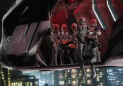 1girls 3d ahsoka_tano alien ambiguous_penetration armor blowjob clone_trooper clone_wars fellatio female gangbang group_sex interspecies lydaz male oral orange_body penetration sex soldier star_wars togruta