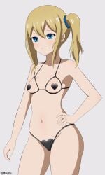 1girls armpits bare_arms bare_belly bare_chest bare_legs bare_midriff bare_shoulders bare_skin bare_thighs belly belly_button blonde_female blonde_hair blonde_hair blonde_hair_female blue_eyes blue_eyes_female breasts collarbone dot_nose dsuzu elbows female female_focus female_only fingernails fingers groin hair_between_eyes hand_on_hip hand_on_own_hip hayasaka_ai heart_pasties high_resolution highres kaguya-sama_wa_kokurasetai_~tensai-tachi_no_renai_zunousen~ legs light-skinned_female light_skin long_hair looking_at_viewer naked naked_female navel nipple_pasties nude nude_female pasties petite petite_body petite_breasts petite_female petite_girl pussy pussy_pasty school_girl schoolgirl shoulders side_ponytail simple_background slender_body slender_waist slim_girl slim_waist small_breasts solo standing student teenager thick_thighs thighs thin_waist upper_body v-line white_background wide_hips