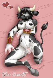 heart 2008 ackanime black_hair bovine breasts cum cum_in_eyes female heart hooves horns impeccable_aim solo tauren warcraft world_of_warcraft â™¥