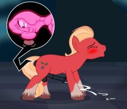 badumsquish blonde_hair blush bodily_fluids closed_eyes coat_markings crossover cum duo earth_pony ejaculation equid equine female feral fetlocks forced genital_fluids goo_creature hair hasbro hi_res horse imminent_sex licking male mammal medial_ring mlp_g5 monster my_little_pony pony prostate_lick prostate_stimulation shantae shantae:_half-genie_hero shantae_(series) sprout_cloverleaf_(mlp) stomach_bulge style_emulation tail tongue wayforward yellow_tail