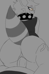 anthro anthro_on_anthro ass ass_focus ass_grab asshole collar cuntboy cuntboy_focus cuntboy_penetrated eyelashes femboy femboy_focus femboysub furry furry_only intersex male male_only male_penetrating ombra(zomfog) pussy pussy_grip pussy_lips raccoon raccoon_tail shortstack spiked_collar submissive submissive_anthro submissive_male zomfog