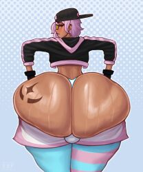 1boy ass big_ass bubble_butt bulge fat_ass femboy huge_ass ignantastro large_ass looking_at_viewer looking_back male male_focus male_only massive_ass original original_character stardustpapi thick_ass thick_thighs wide_hips