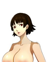 1girls 2024 2d 2d_(artwork) 2d_artwork atlus big_breasts black_hair breasts brown_hair color completely_nude completely_nude_female edit edited edited_image edited_official_artwork eyelashes eyeliner female female_only gigantic_breasts huge_breasts karfound large_breasts lip lipstick looking_at_viewer make_up makeup makoto_niijima massive_breasts nude nude_female nude_female_nude_female pale-skinned_female pale_skin persona persona_5 persona_5_royal portrait red_eyes red_lips red_lipstick shiny_breasts shiny_hair shiny_skin short_hair solo solo_female sprite_edit white_background