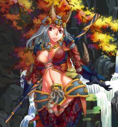 breasts drilltusk_tetsucabra_(armor) midriff monster_hunter monster_hunter_generations skimpy tetsucabra_(armor)