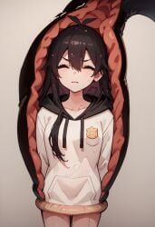 absorption absorption_vore ai_generated anime_girl cell cell_(dragon_ball) cell_vore dragon_ball_z female hispanic_virtual_youtuber lin_kaimane mind_break mind_control swallowing virtual_youtuber vore vtuber