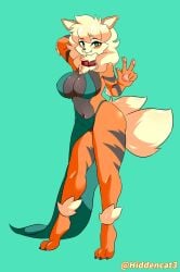 2022 arcanine breasts female furry hidden-cat large_breasts nintendo pokemon pokemon_(species) tagme wide_hips