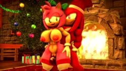 3d amy_rose animated anthro areolae big_breasts big_penis breasts christmas cum cumshot duo echidna female fireplace from_behind fur furry furry_only hedgehog knuckles_the_echidna male male/female mp4 naked nipples no_sound nude nude_female penis penis_between_legs pussy sonic_(series) sonic_the_hedgehog_(series) thigh_sex video wector