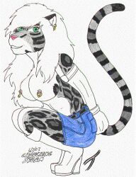 anthro big_cat big_daddy_cruel bondage bound feline feline furry snow_leopard