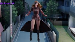 1girls 3d avengers female female_only flying fortnite jinxed_xp levitating marvel marvel_comics mutant_(marvel) scarlet_witch scarlet_witch_(fortnite) solo wanda_maximoff x-men