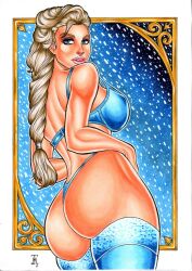 elsa (frozen) from disney by ed benes studio