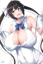 big_breasts dungeon_ni_deai_wo_motomeru_no_wa_machigatteiru_darou_ka female hestia_(danmachi) ibara_azuki tagme